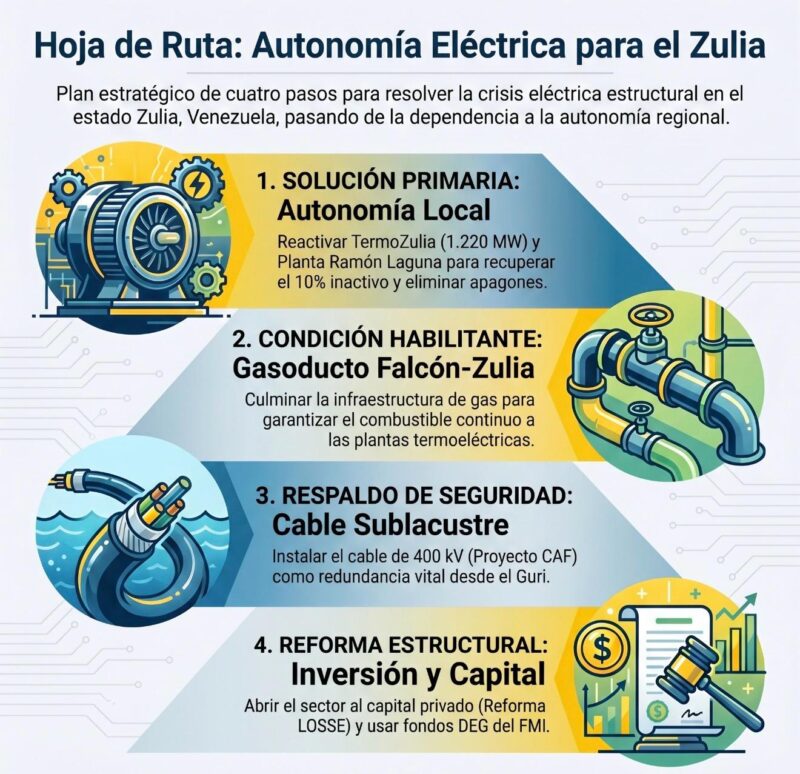 Elías Matta propone recuperación total del parque termoeléctrico para resolver crisis eléctrica del Zulia